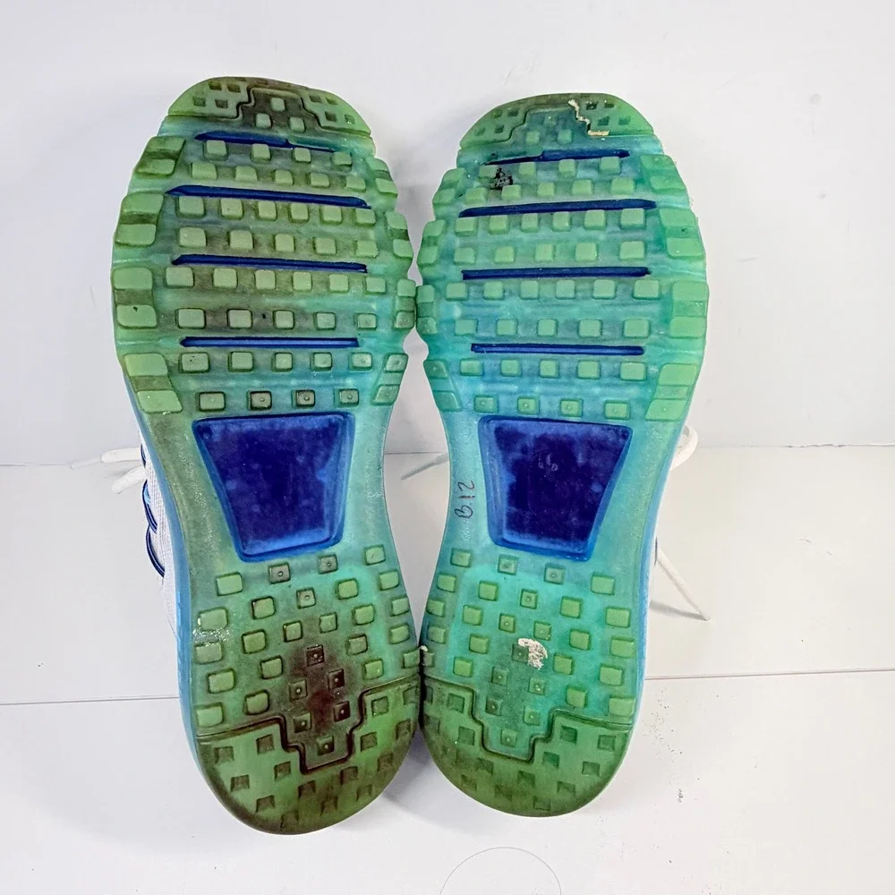 Nike Air Max 2015 Womens 9 White Blue Running Shoes 698903-104